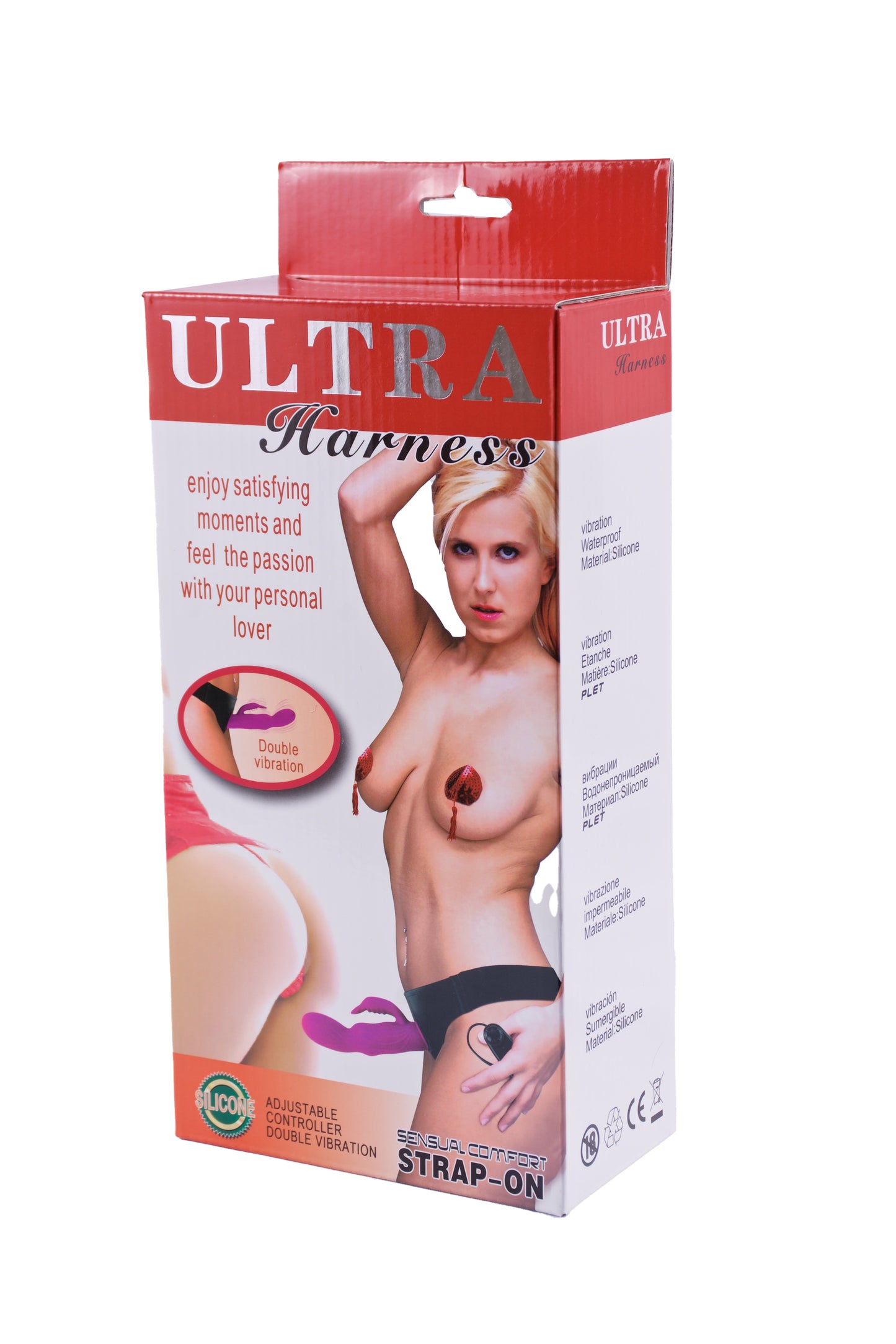 Harness Ultra Ajustable Doble Penetración + Vibración